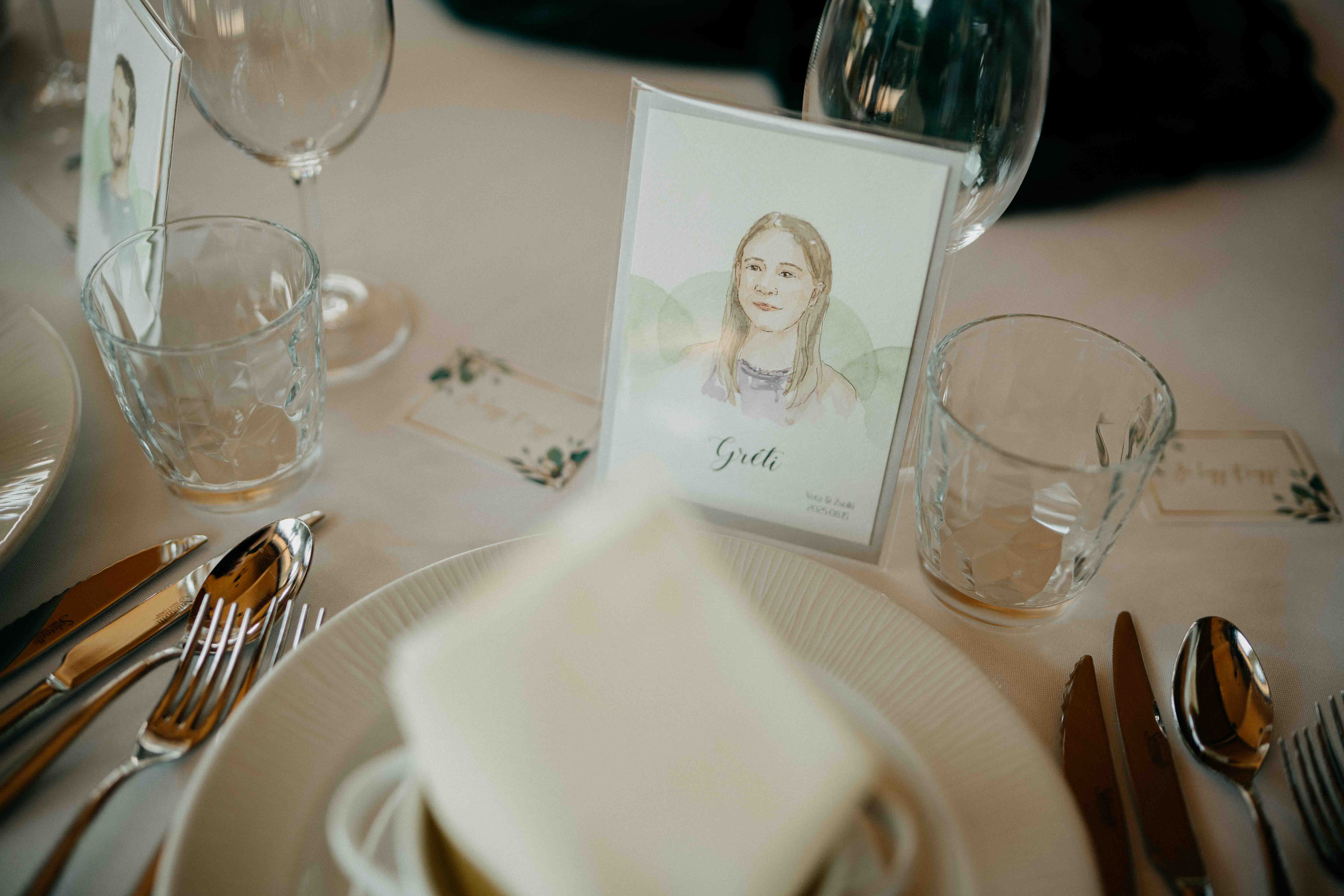 Esküvői illusztrációk